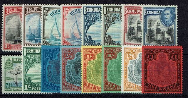 Image of Bermuda SG 94/7 UMM British Commonwealth Stamp